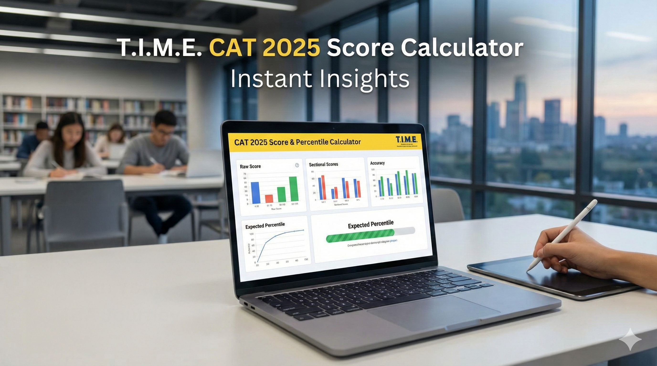 CAT Score & Percentile Calculator